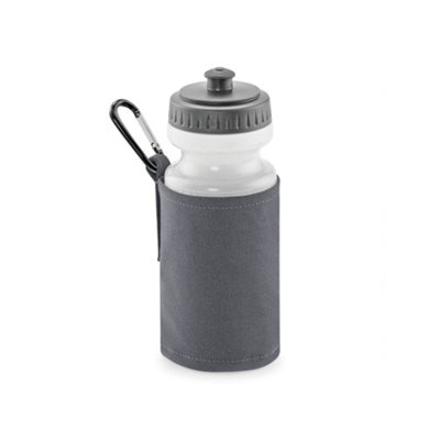 Quadra Water Bottle And Fabric Sleeve Holder Light Graphite (One Size)
