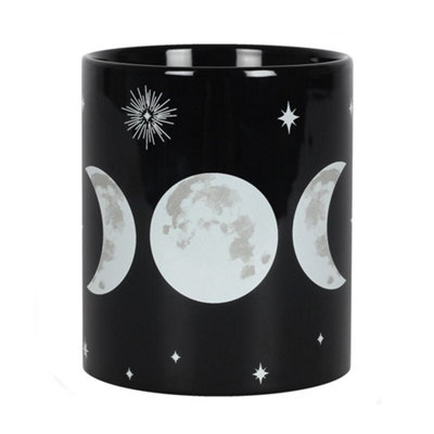 B&Q Black/White Something Different Triple Moon Mug (One ) 13Cm