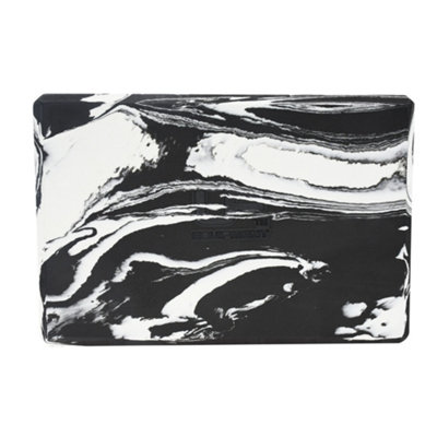  - Urban Fitness Equipment Marble Yoga Block Black/white (One Size)
