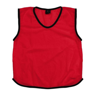 Precision Unisex Adult Mesh Training Bib Red (One Size) from B&Q