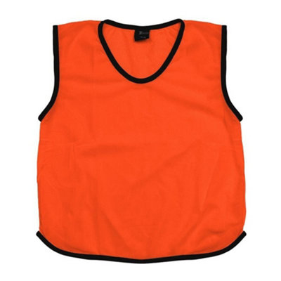  - Precision Unisex Adult Mesh Training Bib Fluorescent Orange (One Size)