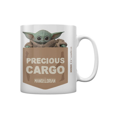 Star Wars: The Mandalorian Precious Cargo Mug White/light Brown (One Size) from B&Q