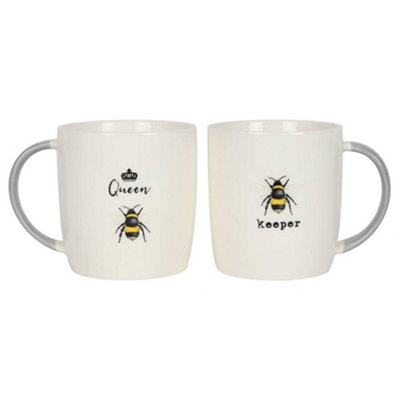Something Different Queen And Keeper Mug Set White (One Size)