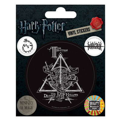 Harry Potter Unisex Multicolor Vinyl Symbols Sticker (Pack Of 5) - Image 6