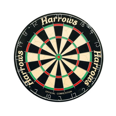 Harrows Competition Dartboard Multicoloured (One Size) from B&Q