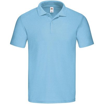 B&Q Fruit Of The Loom Mens Original Polo Shirt