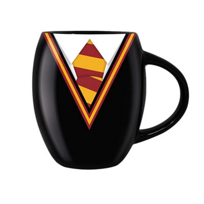 Harry Potter Gryffindor Uniform Oval Mug Black/burgundy/gold (One Size) from B&Q
