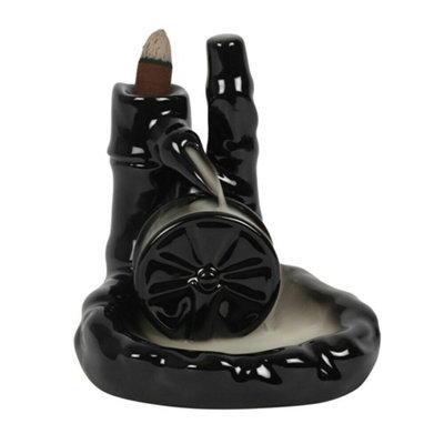 Something Different Teapot Backflow Incense Burner Black (15Cm X 14Cm X 9Cm) from B&Q