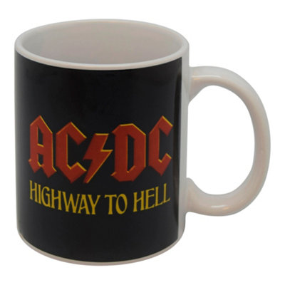 B&Q Ac/Dc Highway To Hell Mug Multicoloured (One ) 312Ml