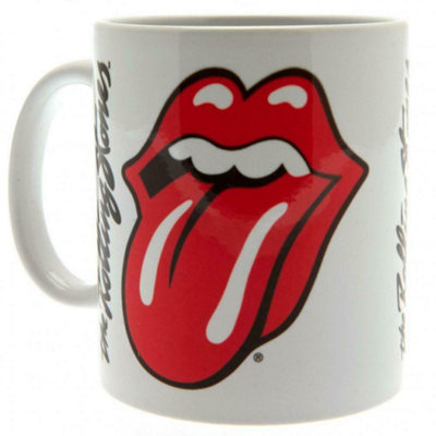  - The Rolling Stones Lips Mug White (One Size)