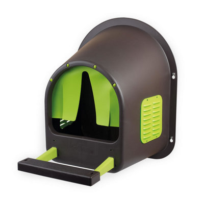Eton Mycozy Plastic Hen Nesting Box Black/green (One Size) from B&Q