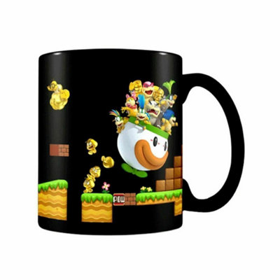 Super Mario Unisex Black Gold Coin Rush Heat Changing Mug In - Image 5