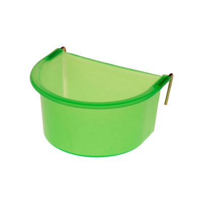 Eton Plastic D Poultry Feeder Green (300Ml) from B&Q