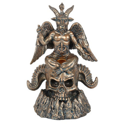 Something Different Baphomet Backflow Incense Burner Brown (One Size) from B&Q