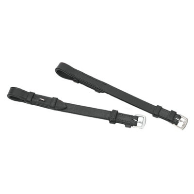 Blenheim Leather Horse Bridle Cheeks Black (Full) from B&Q