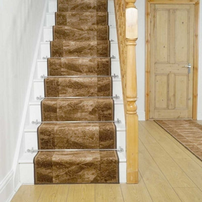 Sardis Stair RunnerSoftNon-Slip & Durable Carpet For Stairs & StaircasesMultiple Lengths from B&Q