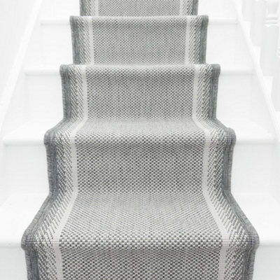 Geo Stair RunnerReversibleDurable & Hardwearing Carpet For Stairs & StaircasesMultiple Lengths from B&Q