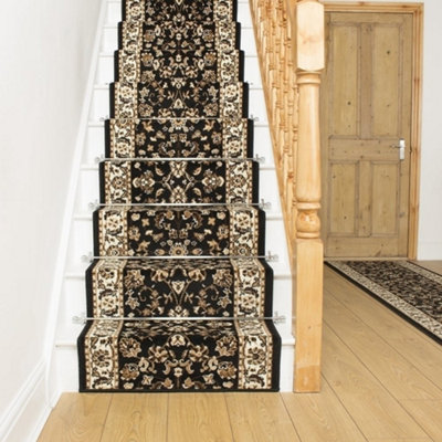 Traditional Stair RunnerSoft & Durable Carpet Runner For Stairs & StaircasesMultiple Lengths from B&Q