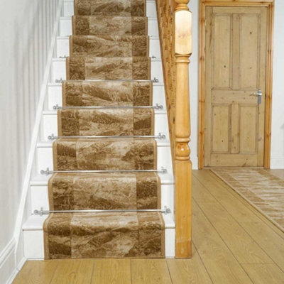 Sardis Stair RunnerSoftNon-Slip & Durable Carpet For Stairs & StaircasesMultiple Lengths from B&Q