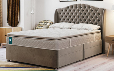 Sealy Alston Gel Advantage Pillow Top Mattress Single from B&Q