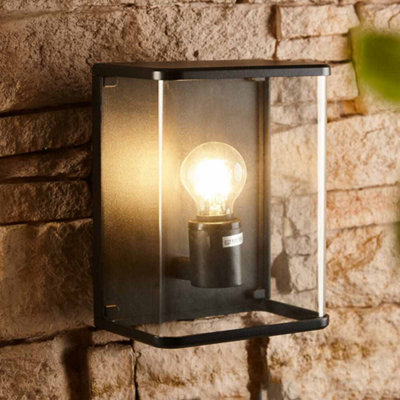 BillyOh Biard Modern Lantern Wall Light from B&Q