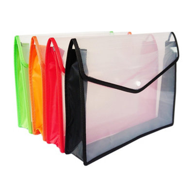 Secodir Seco Expandable Popper WalletAssorted ColoursPack Of 4 from B&Q