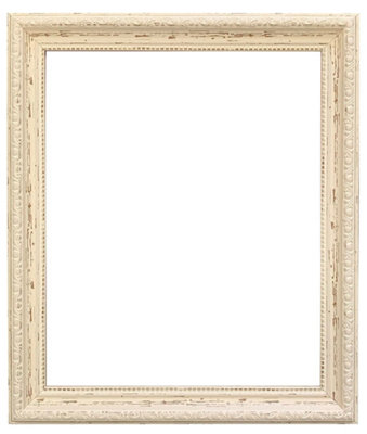Frames By Post Shabby Chic Distressed Cream Picture Photo Frame A3 from B&Q