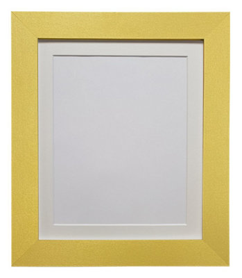Frames By Post Metro Gold Frame With Ivory Mount 50 X 70Cm Image Size A2 from B&Q