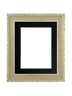 Frames By Post Scandi Clay Frame With Black Mount For Imagesize A2 from B&Q