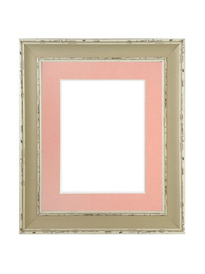 Frames By Post Scandi Clay Frame With Pink Mount For Image Size A3 from B&Q