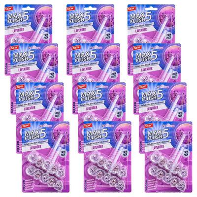 Taylor & Brown Lavender Toilet Rim Block Cleaner12 PackAnti LimescaleCleaning FoamDirt ProtectionFresh Scent