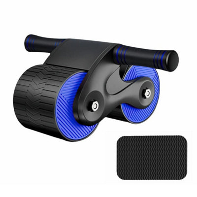 B&Q -  Automatic Rebound Ab Roller2023 Double Wheel Abdominal Exerciser For Abs WorkoutStable & Durable Design