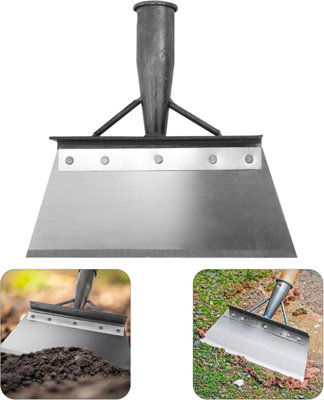 B&Q -  Multifunctional Stainless Steel Garden ShovelPatio Moss Weed Remover Scraper Tool21Cm (Handle Not Included)
