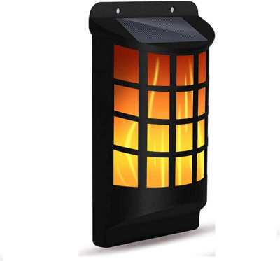 Taylor & Brown Brown Taylor & Solar Wall Lights, 60 Led Flickering Flame Torch, Waterproof Outdoor Lamp For Garden, Patio, Pathway, Yard