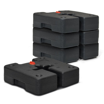 B&Q -  4 Pack Gazebo Weights36Kg Water Weights For Gazebo LegsHeavy Duty Tent Leg Weights To Fit 28323846mm Legs