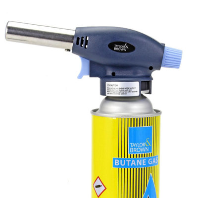 B&Q -  Multipurpose Blow Torch KitAuto Ignition Portable Anti-Flare Blow Torch For CampingBbqWeed Control