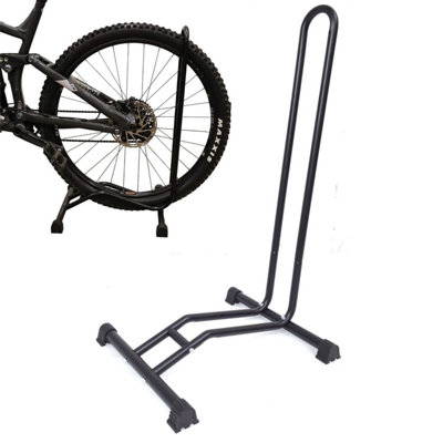 Taylor & Brown Bike Floor Stand Upright Bicycle Parking Rack For Mountain & Road BikesFits Wheels Up To 29 Inches from B&Q