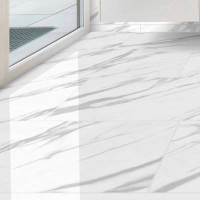 Homestylestore 615 X 315mm Ares Carrera Composite Floor Tile Pack from B&Q