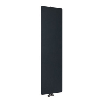 Homestylestore Anthracite Single Flat Panel Vertical Designer Radiator 1800mm X 500mm from B&Q