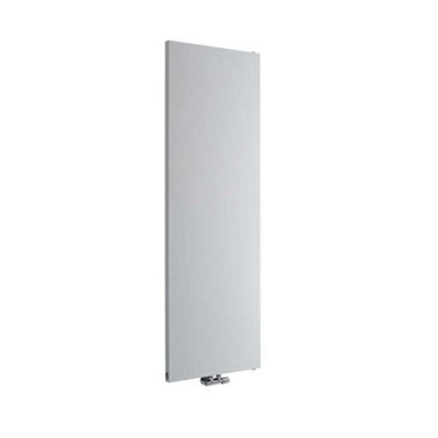Homestylestore White Vertical Single Flat Panel Designer Radiator 1800mm X 600mm from B&Q