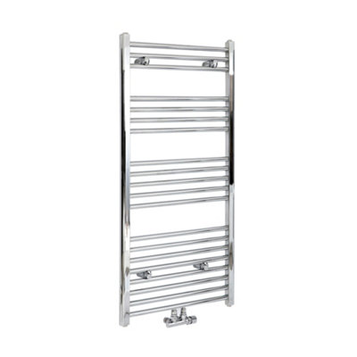 Homestylestore Chrome Heated Towel Rail 1188mm X 600mm from B&Q