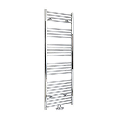 Homestylestore Chrome Heated Towel Rail Radiator 1600mm X 600mm from B&Q