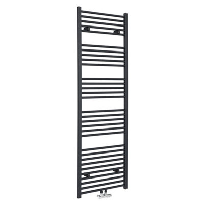 Homestylestore Anthracite Heated Towel Rail Radiator 1785mm X 600mm from B&Q