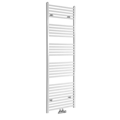 Homestylestore White Heated Towel Rail Radiator 1785mm X 600mm from B&Q