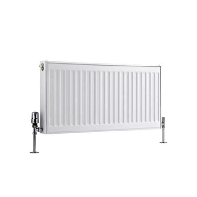 Homestylestore White Type 11 Single Panel Horizontal Convector Radiator 400mm X 800mm from B&Q