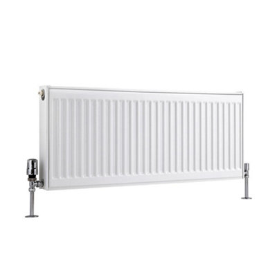 Homestylestore White Type 11 Single Panel Horizontal Convector Radiator 400mm X 1000mm from B&Q