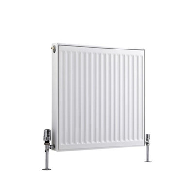 Homestylestore White Type 11 Single Panel Horizontal Convector Radiator 600mm X 700mm from B&Q