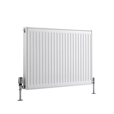 Homestylestore White Type 11 Single Panel Horizontal Convector Radiator 600mm X 800mm from B&Q