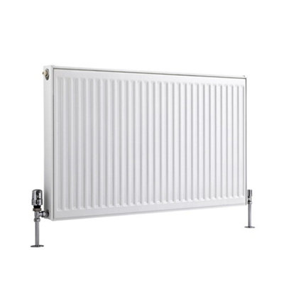 Homestylestore White Type 11 Single Panel Horizontal Convector Radiator 600mm X 1000mm from B&Q