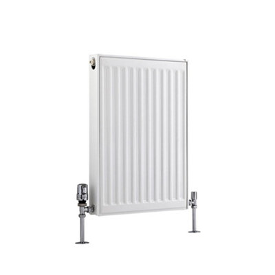 Homestylestore White Type 21 Double Panel Plus Horizontal Convector Radiator 600mm X 400mm from B&Q